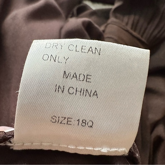 Tadashi Shoji Plus Size Brown Evening Dress - Picture 8 of 9